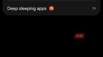 Background usage limits settings on Samsung