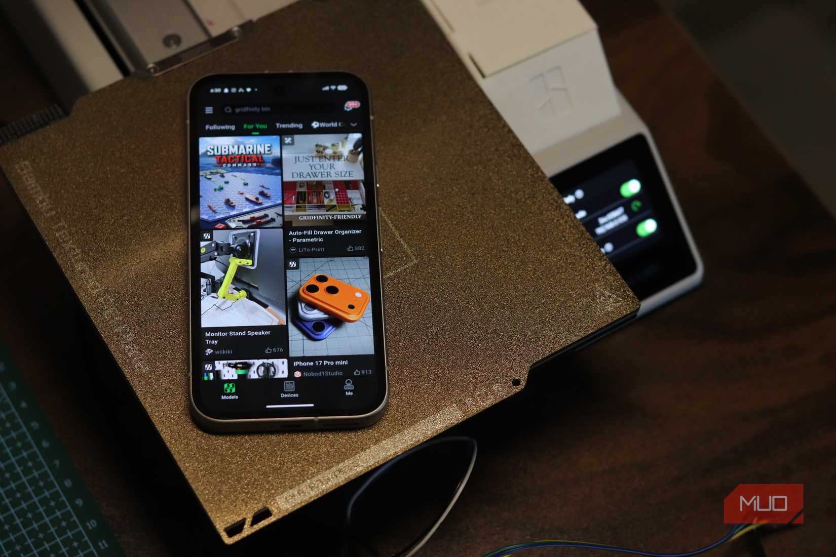 Bambu Handy app on Pixel 9a.