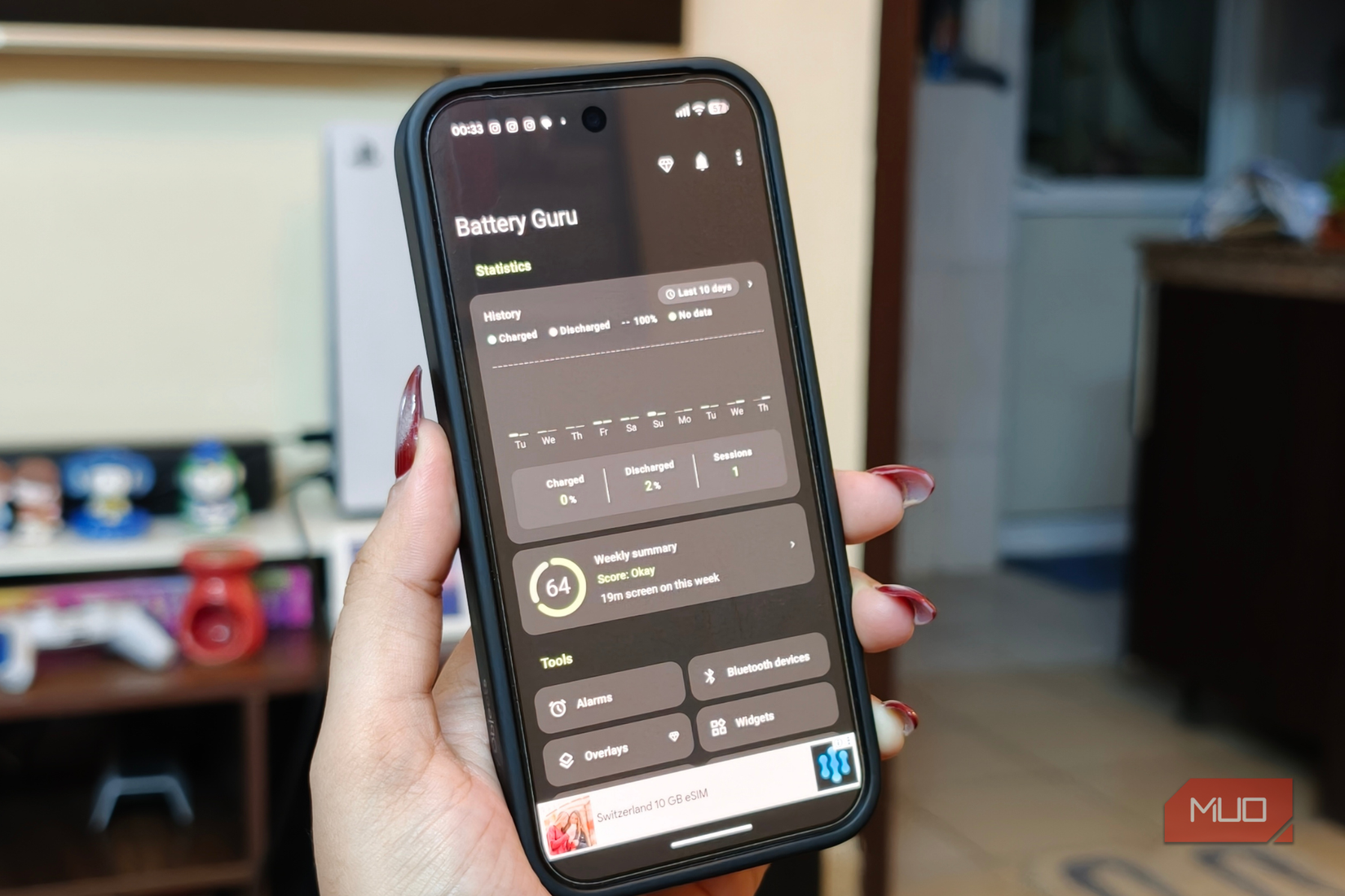 Battery Guru app statistics