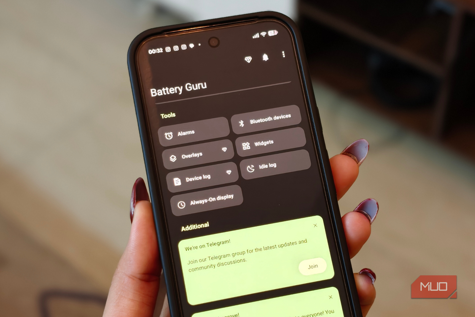 Battery Guru tools on Pixel 10 Pro