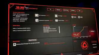 BIOS menu