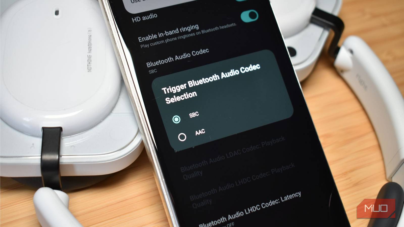 Codec settings on Android