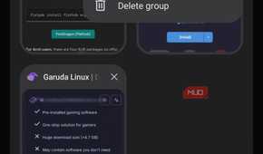 brave browser showing tab control options