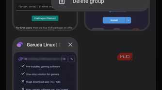 brave browser showing tab control options