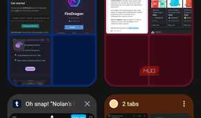 brave browser showing tab overview