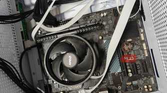 Some messy cabling