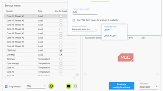 CapFrameX capture and saving options