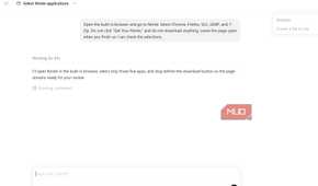 ChatGPT Work prompt to select apps on Ninite