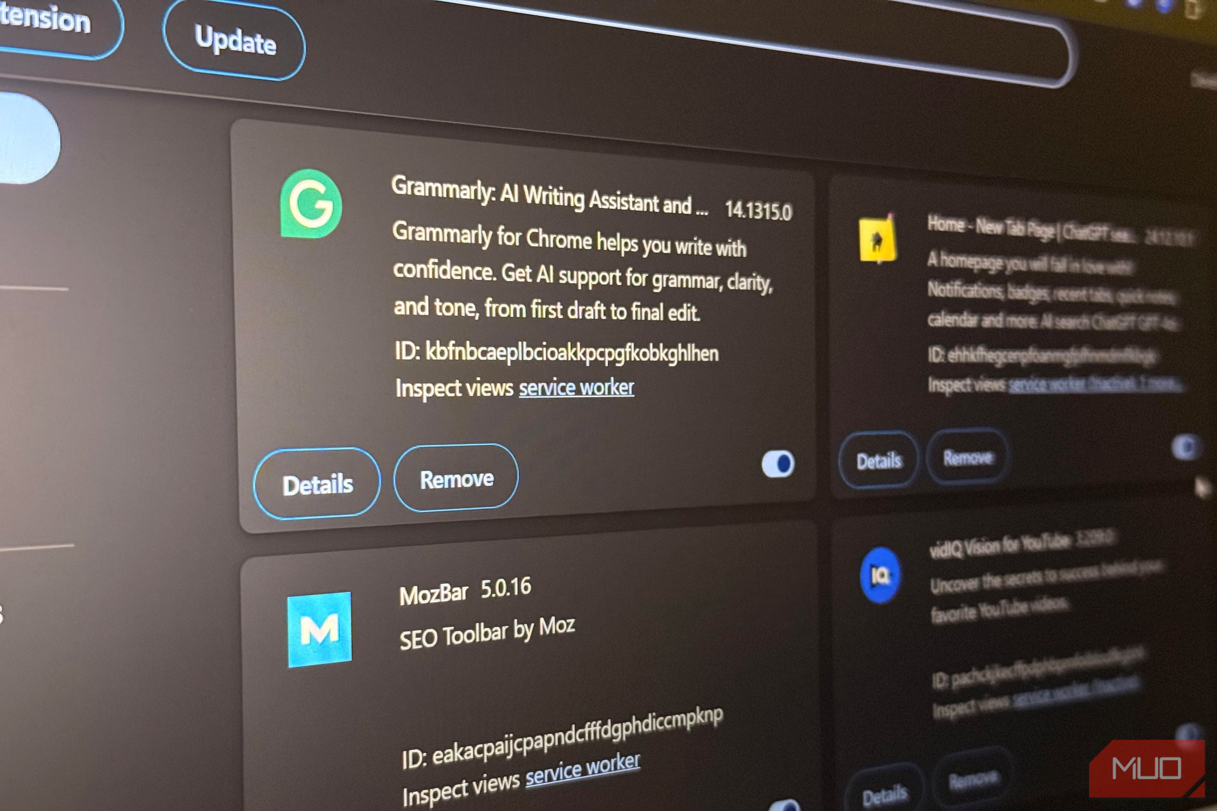 I checked what my browser extensions can actually see, and deleted 3 of them
