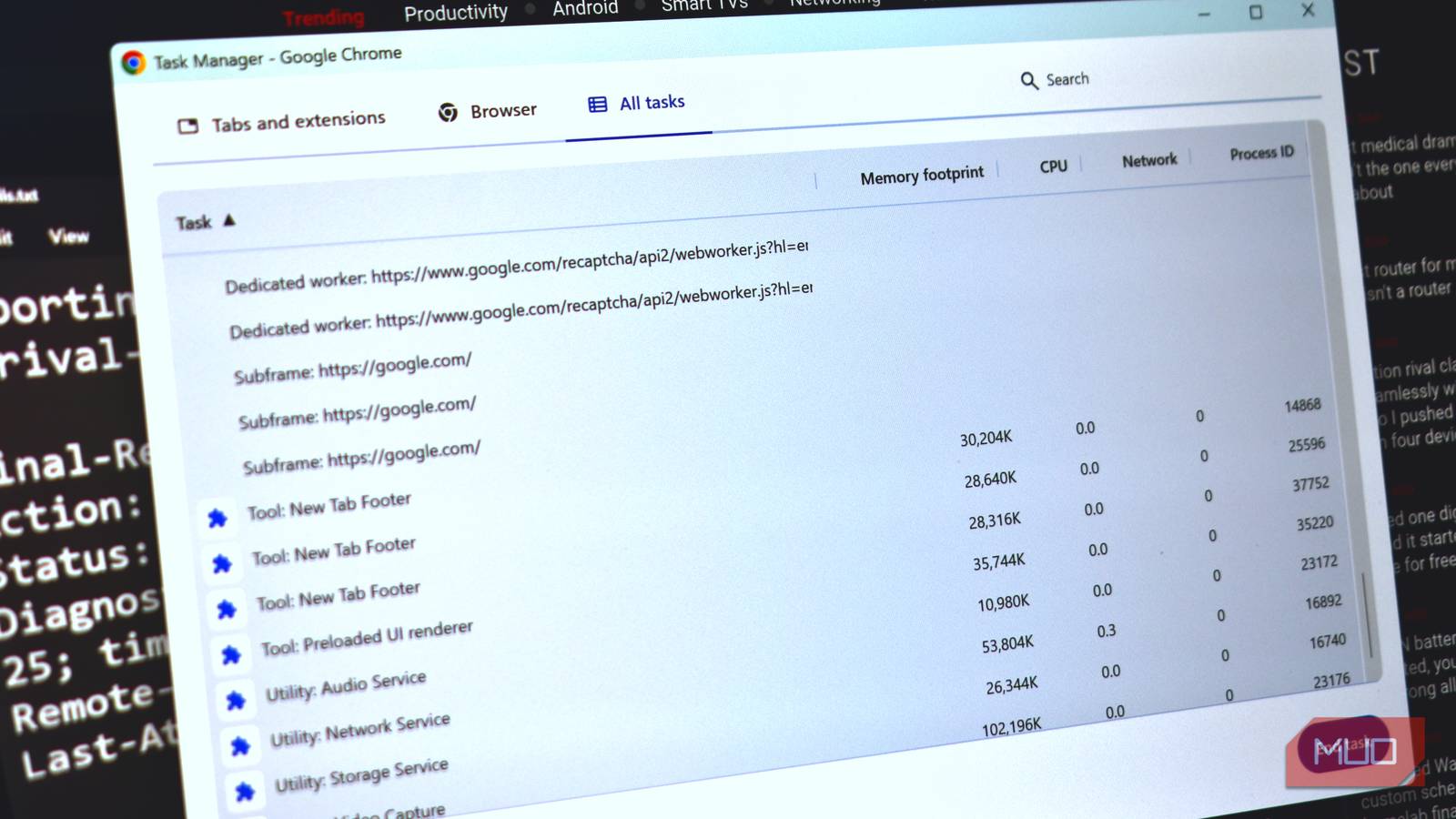 I disabled my browser's background processes and cut CPU usage in half
