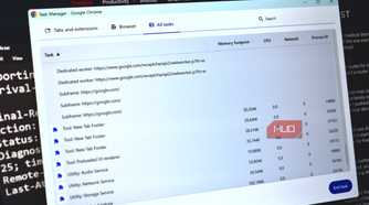 chrome task manager showing all tasks tab.
