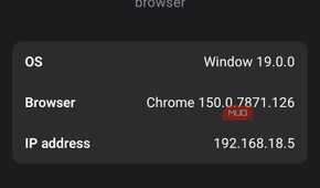 Chrome web access permission prompt