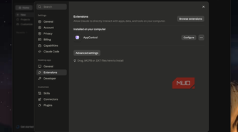 App Control Claude connect