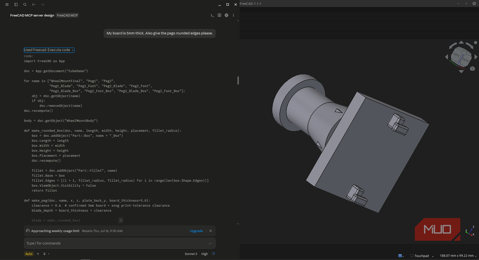 I stopped using CAD software and let Claude design my 3D parts instead