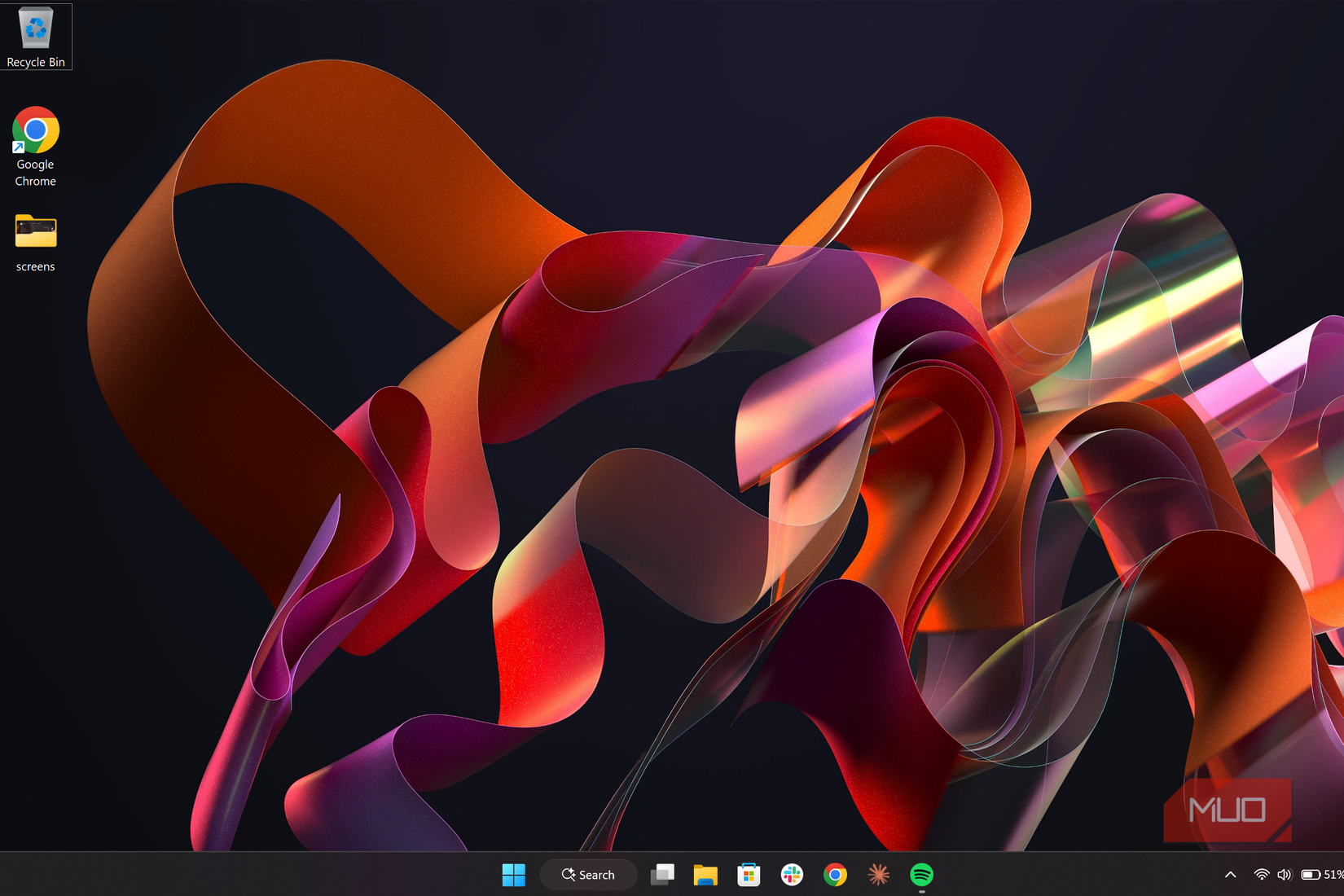 clean windows 11 desktop