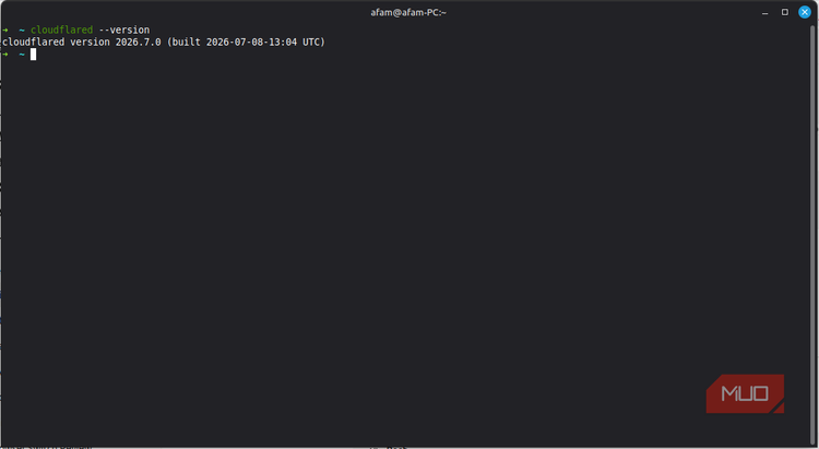 Cloudflared verion on Linux