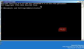 ReactOS command prompt