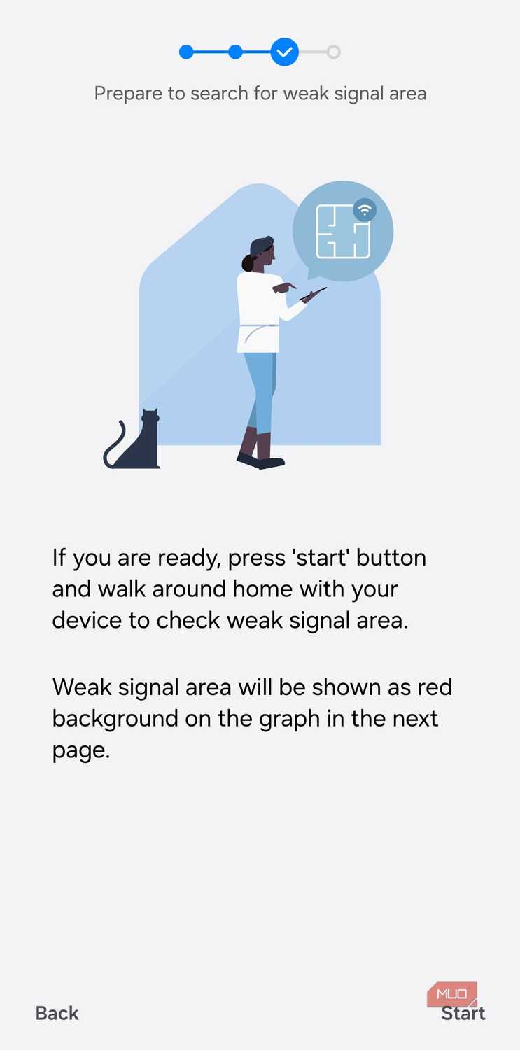 Connectivity labs showing home network inspection menu