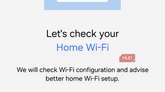 Connectivity labs showing home network inspection on Galaxy phone
