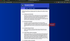 preference management for Consent O Matic extension