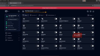 Control-D clean profile with no endpoint filters