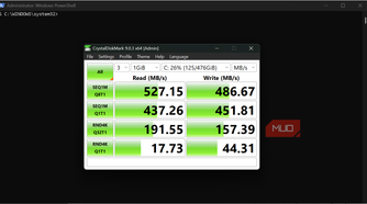 CrystalDiskMark benchmark