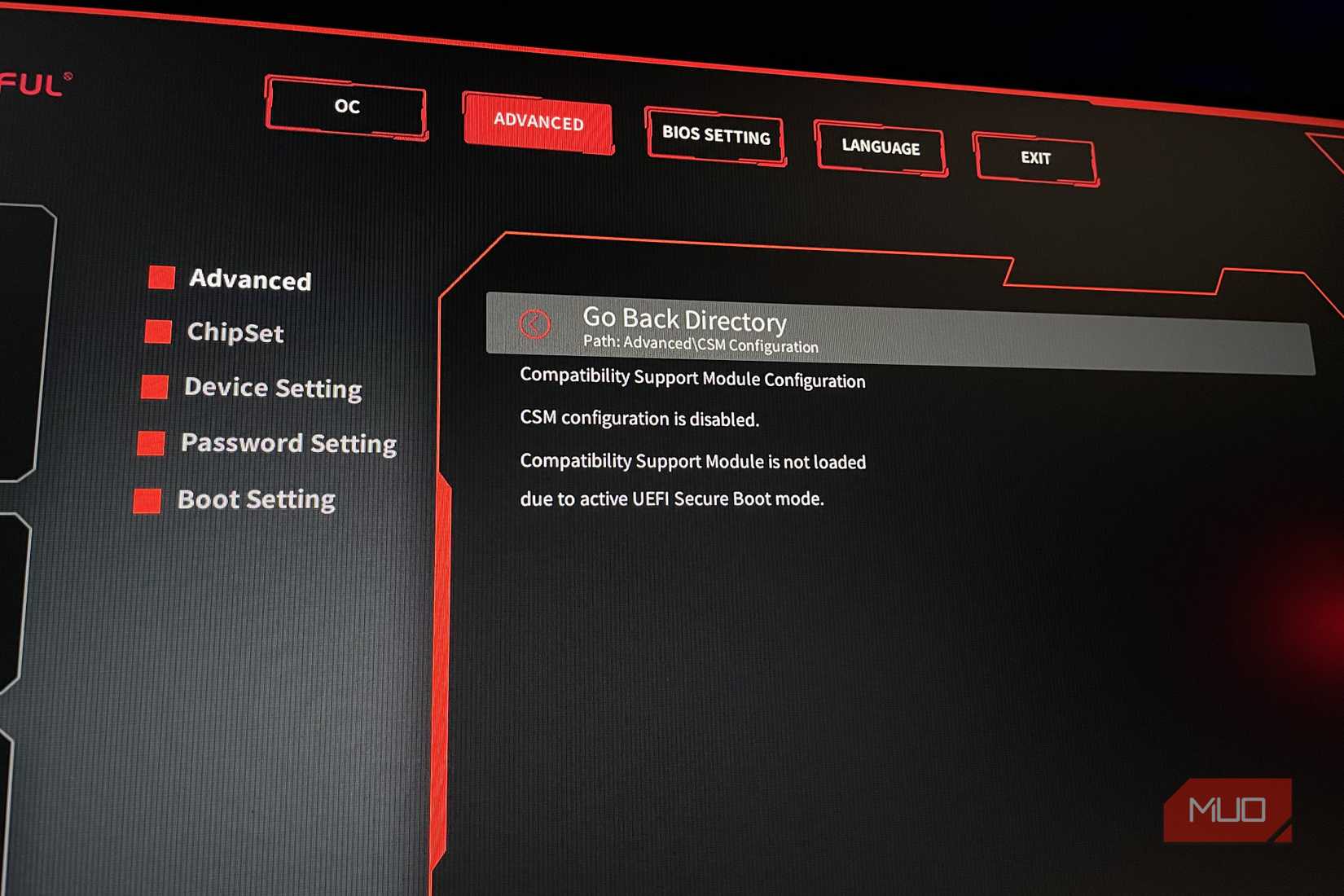 CSM compatibility
