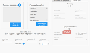 Default CapFrameX options