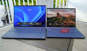 The Dell XPS 16 compared to the Dell XPS 14.