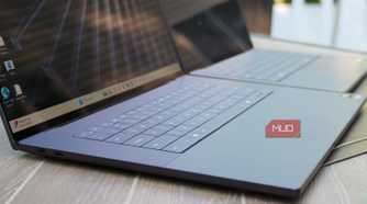 The Dell XPS 16 compared to the Dell XPS 14.
