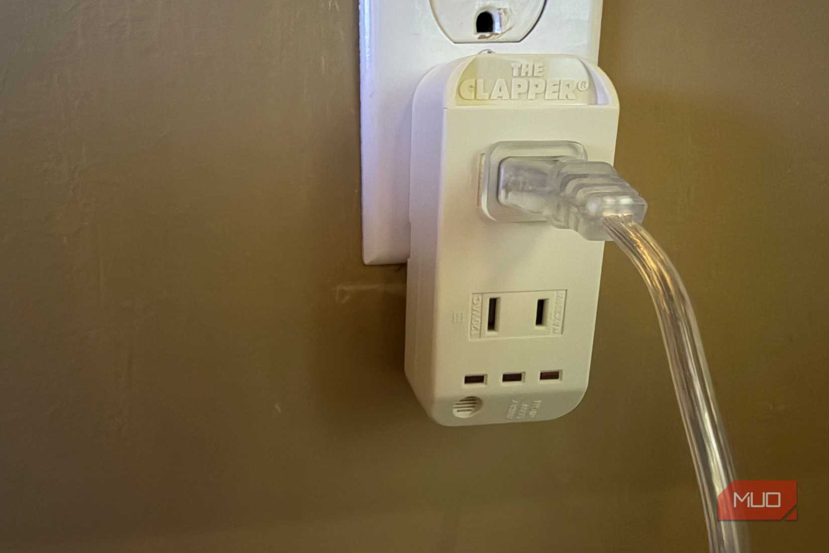 the clapper plugged in
