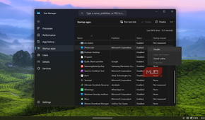 Disabling Phone Link in Windows Task Manager startup apps_