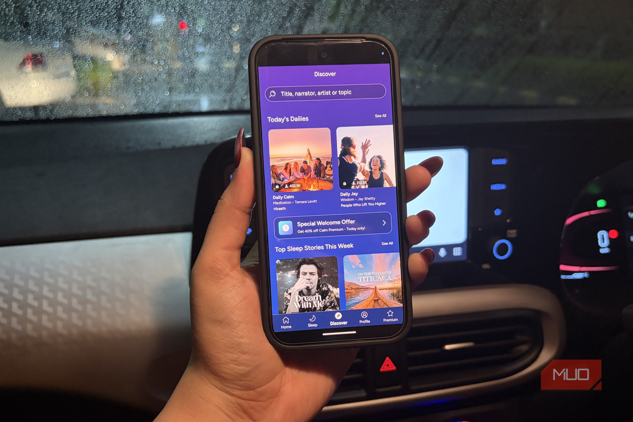 Discover music and meditation for stress and anxiety on Calm app
