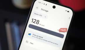 The storage capacity of the Dockcase SSD connected to a Pixel 10 Pro.