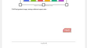 Document editing app showing a test chart