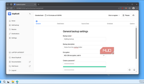Duplicati general backup settings MyBlog
