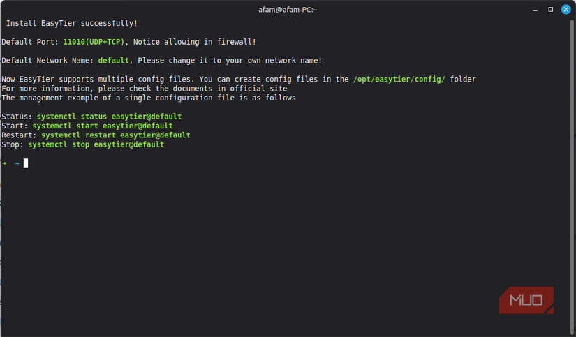EasyTier Linux Installation
