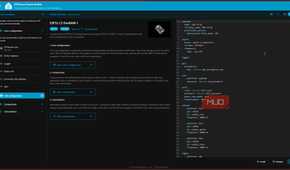 ESPHome device yaml page split view.