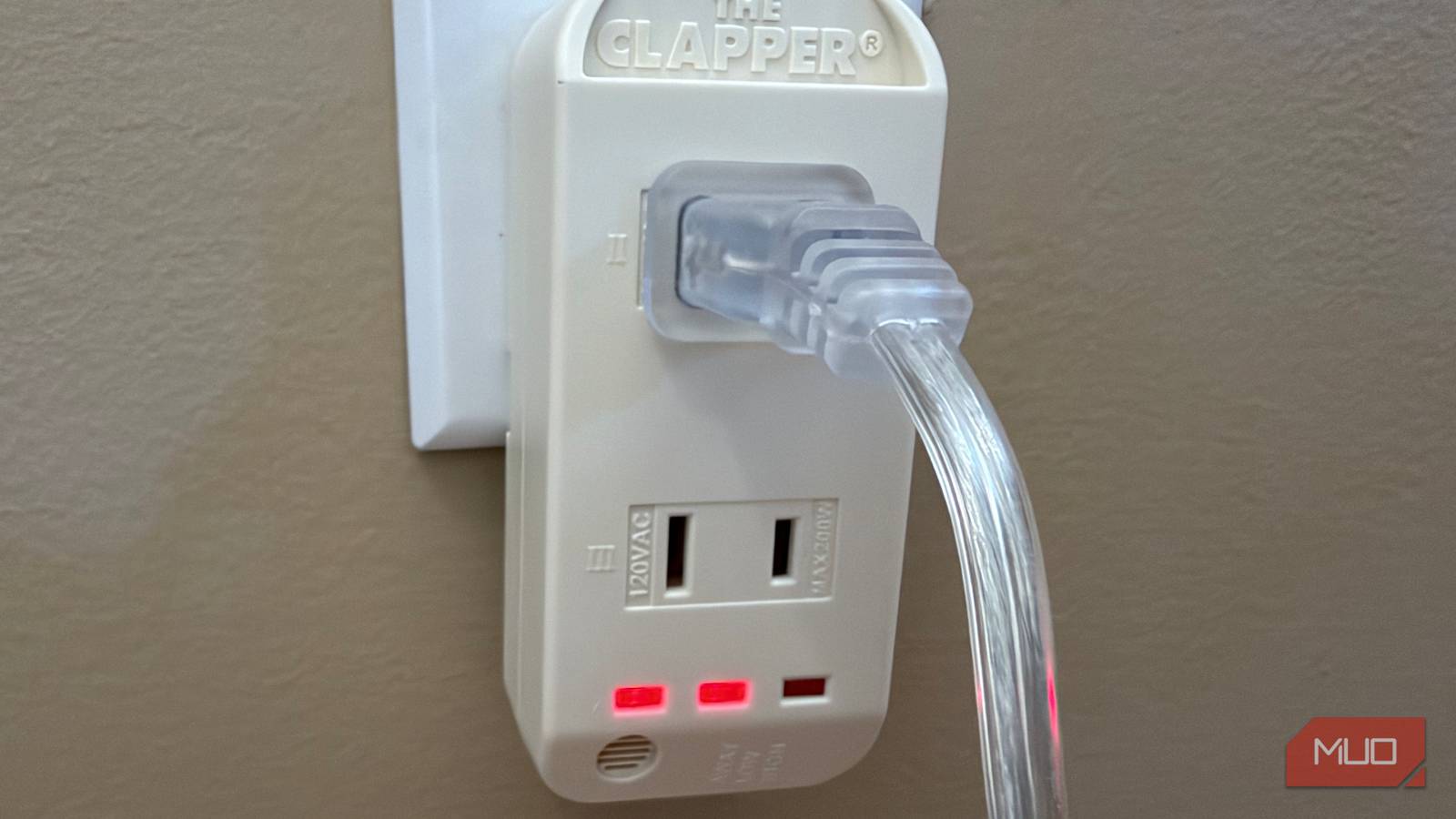 the clapper plugged in