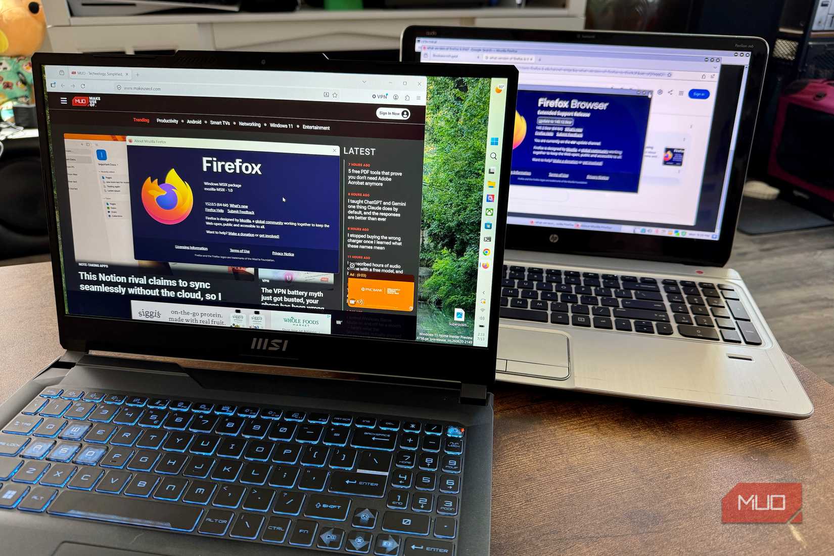 Firefox on two PCs
