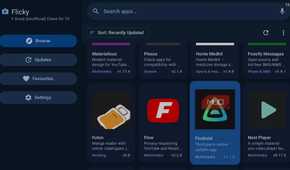 Flicky app store on Android TV