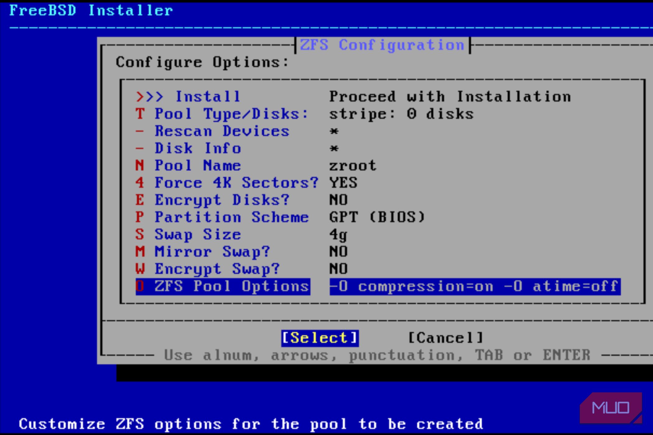 The FreeBSD installer