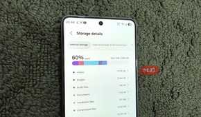 Galaxy S26 showing storage menu