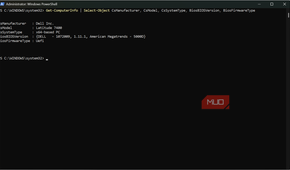 Get Info command with CS firmware