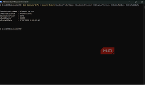 Get Info command with OS install date