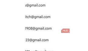Gmail app settings menu on Android phone