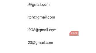 Gmail app settings menu on Android phone