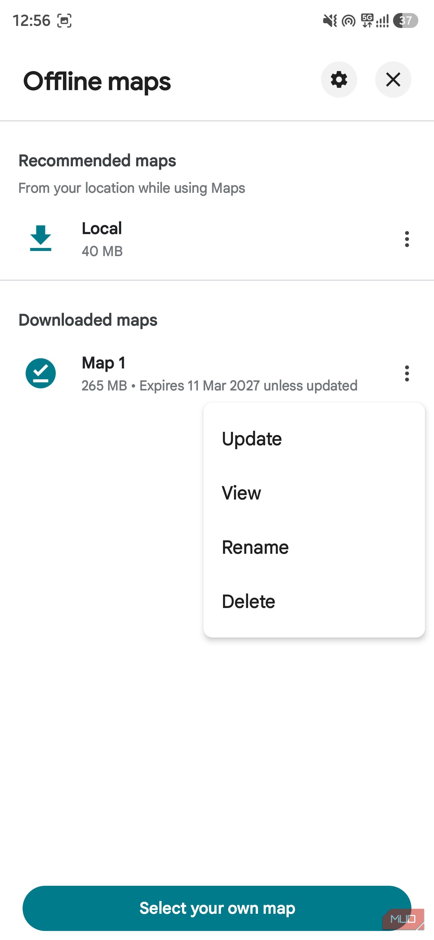 I Freed Gigabytes On My Android Phone By Deleting What Files Never Google Maps Offline Maps Delete 