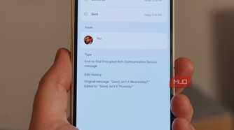Edit history in Google Messages.