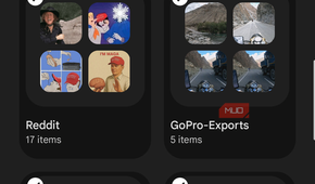 Google Photos with backup folders toggled on.